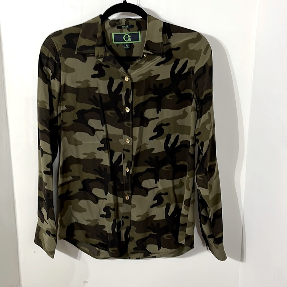 C Wonder silk blouse